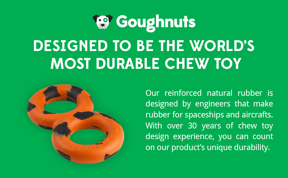 Designed to be the world's most durable chew toy.