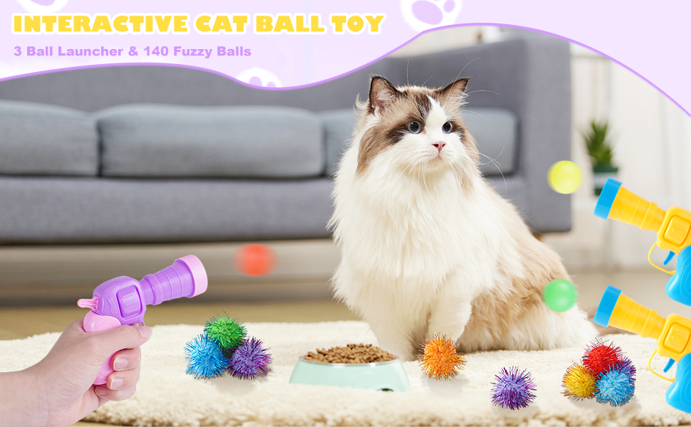 cat toy ball launchers