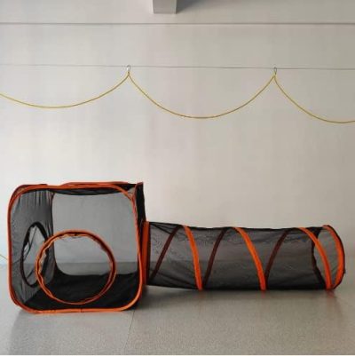 Portable Outdoor Cat Enclosures for Indoor Cats, 4-in-1 Large Cat Tent Outdoor with Tunnel for Cats and Other Pets