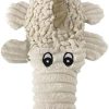 Durable Natural Nubby Plush Dog Toys with Squeaker and Crinkle Paper in Multi-Size (Natural Octopus - L, 18 Inch), All Breed Sizes