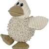 Durable Natural Nubby Plush Dog Toys with Squeaker and Crinkle Paper in Multi-Size (Natural Octopus - L, 18 Inch), All Breed Sizes
