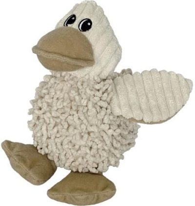 Durable Natural Nubby Plush Dog Toys with Squeaker and Crinkle Paper in Multi-Size (Natural Octopus - L, 18 Inch), All Breed Sizes