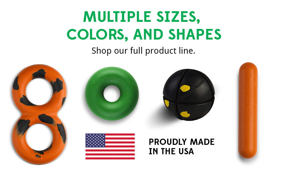 multiple sizes, colors, and shapes.