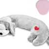 Heartbeat Toy Heartbeat Stuffed Animal for Dogs, Heartbeat Puppy Toy for Anxiety Relief Calming Aid, Heartbeat Stuffed Toy for Behavioral Aid Crate Kennel Training, Puppy Essentials White