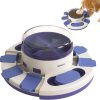 Dog Puzzle Toys level 3 2 1, Dog Treat Puzzle Slow Feeder, Interactive Enrichment Toys for Large/Medium/Small and Smart Dog, Dog Food Dispenser for Boredom and Mental Stimulation (Purple).
