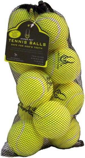 Pet Tennis Balls for Dogs - 12 Pack 2.5" for Exercise and Fetch, Interactive Toys, Great for Small Breeds
