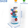 Automatic Ball Launcher for Small and Medium Cats, Interactive Cat Toy Base Ball Throwing Machine Mental Stimulation Toys for Cats Enrichment Toy for Indoor Outdoor Use, 16 EVA Balls Included