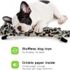 Dog Squeaky Toys No Stuffing 6 Pack Dog Toys Crinkle Dog Toys for Small Dogs Durable Dog Chew Toys Plush Cute Animals Natural Puppy Toys for Teething Pet Toys Squeak