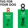 Dog Toys for Aggressive Chewers | Virtually Indestructible Pull Toy for Breeds such as Pit Bulls and German Shepherds | Heavy Duty Tug Dog Toy | Medium | Orange