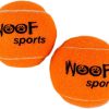 Dog Tennis Balls 12 Orange Tennis Balls for Dogs. Easy to Find! includes Carrying Bag. Medium Size Balls Fits Standard Ball Launchers