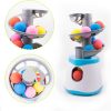 Automatic Ball Launcher for Small and Medium Cats, Interactive Cat Toy Base Ball Throwing Machine Mental Stimulation Toys for Cats Enrichment Toy for Indoor Outdoor Use, 16 EVA Balls Included