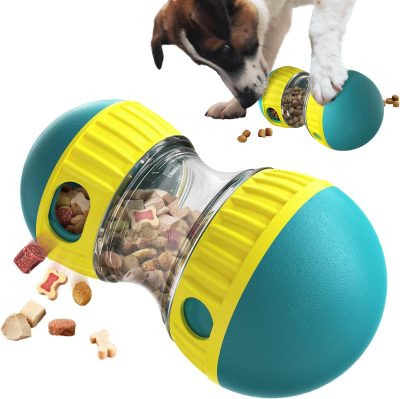 Dog Puzzle Toys, Adjustable Dog Treat Dispensing,Interactive Dog Enrichment Toy to Keep Them Busy,Food Puzzles Ball for Dogs, Puppy Slow Feeder for Boredom and Stimulating IQ Training (Blue)