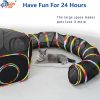 Outdoor Cat Enclosures, Cat Playground Portable Mesh Tent, Outside Circle Playpen Tunnel for Kitty, Rabbit, Puppy and Small Animals