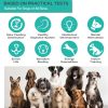 Dog Puzzle Toys, Adjustable Dog Treat Dispensing,Interactive Dog Enrichment Toy to Keep Them Busy,Food Puzzles Ball for Dogs, Puppy Slow Feeder for Boredom and Stimulating IQ Training (Blue)