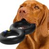 Dog Toys for Aggressive Chewers | Virtually Indestructible Pull Toy for Breeds such as Pit Bulls and German Shepherds | Heavy Duty Tug Dog Toy | Medium | Orange
