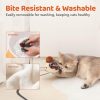 Cat Toys Rechargeable Flapping Bird Sparrow, Lifelike Chirp Tweet, Touch Activated Kitten Toy Interactive Cat Exercise Toys for All Breeds Cat Kicker Catnip Toys 4.0 Inches