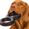 Dog Toys for Aggressive Chewers | Virtually Indestructible Pull Toy for Breeds such as Pit Bulls and German Shepherds | Heavy Duty Tug Dog Toy | Medium | Orange