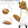 Dog Squeaky Toys 5 Pack, Pet Toys Crinkle Dog Toy No Stuffing Animals Dog plush Toy Dog Chew Toy for Large Dogs and Medium Dogs Squeeky Doggie Toys Puppy Toys Squeak