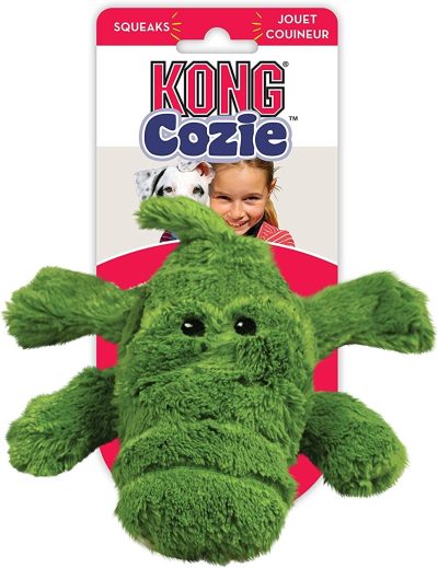 The Alligator Medium Dog Toy, Green (2 Pack)