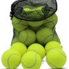 Tennis Balls, 20 Pack Tennis Balls for Dogs, Pet Dog Playing Balls, Come with Mesh Bag for Easy Transport, Colorful Easy Catching Pet Dog Balls (Multi-Color)