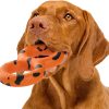 Dog Toys for Aggressive Chewers | Virtually Indestructible Pull Toy for Breeds such as Pit Bulls and German Shepherds | Heavy Duty Tug Dog Toy | Medium | Orange