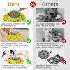 Dog Puzzle Toy 2 Levels, Slow Feeder, Dog Food Treat Feeding Toys for IQ Training, Dog Entertainment Toys for All Breeds 4.2 Inch Height