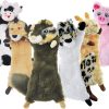 Dog Squeaky Toys No Stuffing 6 Pack Dog Toys Crinkle Dog Toys for Small Dogs Durable Dog Chew Toys Plush Cute Animals Natural Puppy Toys for Teething Pet Toys Squeak