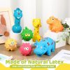 13 Pcs Squeaky Dog Toys Durable Latex Squeaker Puppy Chew Rubber Dog Toys Boredom Animals Interactive Dog Toys Colorful Funny Fetch Toy for Small Medium Breed