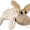 Durable Natural Nubby Plush Dog Toys with Squeaker and Crinkle Paper in Multi-Size (Natural Octopus - L, 18 Inch), All Breed Sizes
