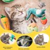 50 Pcs Catnip Toys for Indoor Cat Plush Cats Toys Bulk Interactive Catnip Filled Kitten Toys Cat Chew Toy Pet Cats Supplies