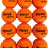 Dog Tennis Balls 12 Orange Tennis Balls for Dogs. Easy to Find! includes Carrying Bag. Medium Size Balls Fits Standard Ball Launchers