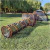 Portable Outdoor Cat Enclosures for Indoor Cats, 4-in-1 Large Cat Tent Outdoor with Tunnel for Cats and Other Pets