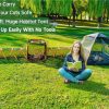 Portable Outdoor Cat Enclosures for Indoor Cats, 4-in-1 Large Cat Tent Outdoor with Tunnel for Cats and Other Pets