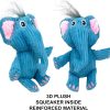 5 Pack Tough Layer Plush Dog Toys Assortment Value Bundle Dog Squeaky Toys Assortment Puppy Pet Mutt Dog Toy Dog Squeak Toy for Medium Large Dogs