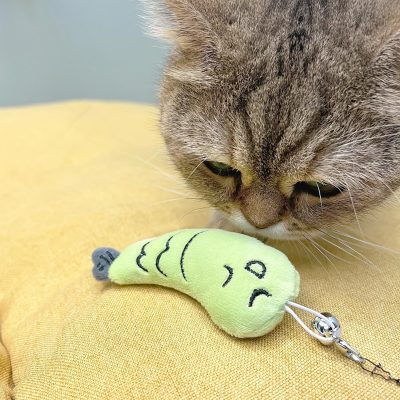 Cat Casting Fishing Pole Toy, Cat Casting Toy Set, Interactive Toy for Cats, Tangle-Free Design, Cat Toy for Indoor Outdoor Cats